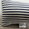 Blue White Stripe Linen Colin Dafty Closeup